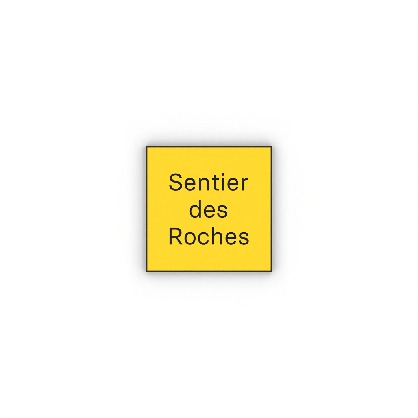 Sentier des Roches Mon panneau de rando
