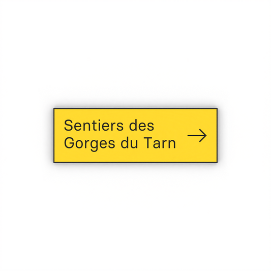 Sentiers des Gorges du Tarn Mon panneau de rando