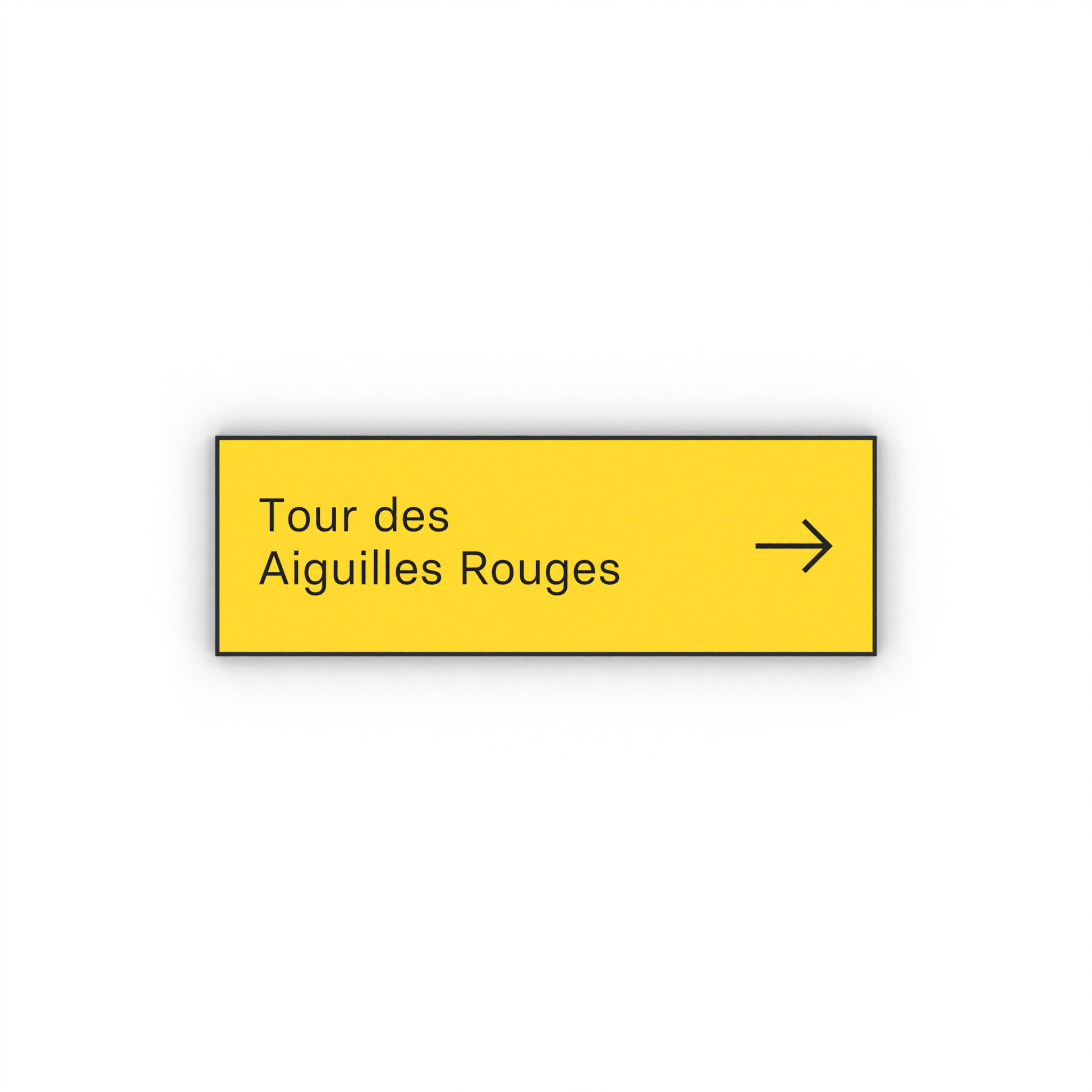 Tour des Aiguilles Rouges Mon panneau de rando