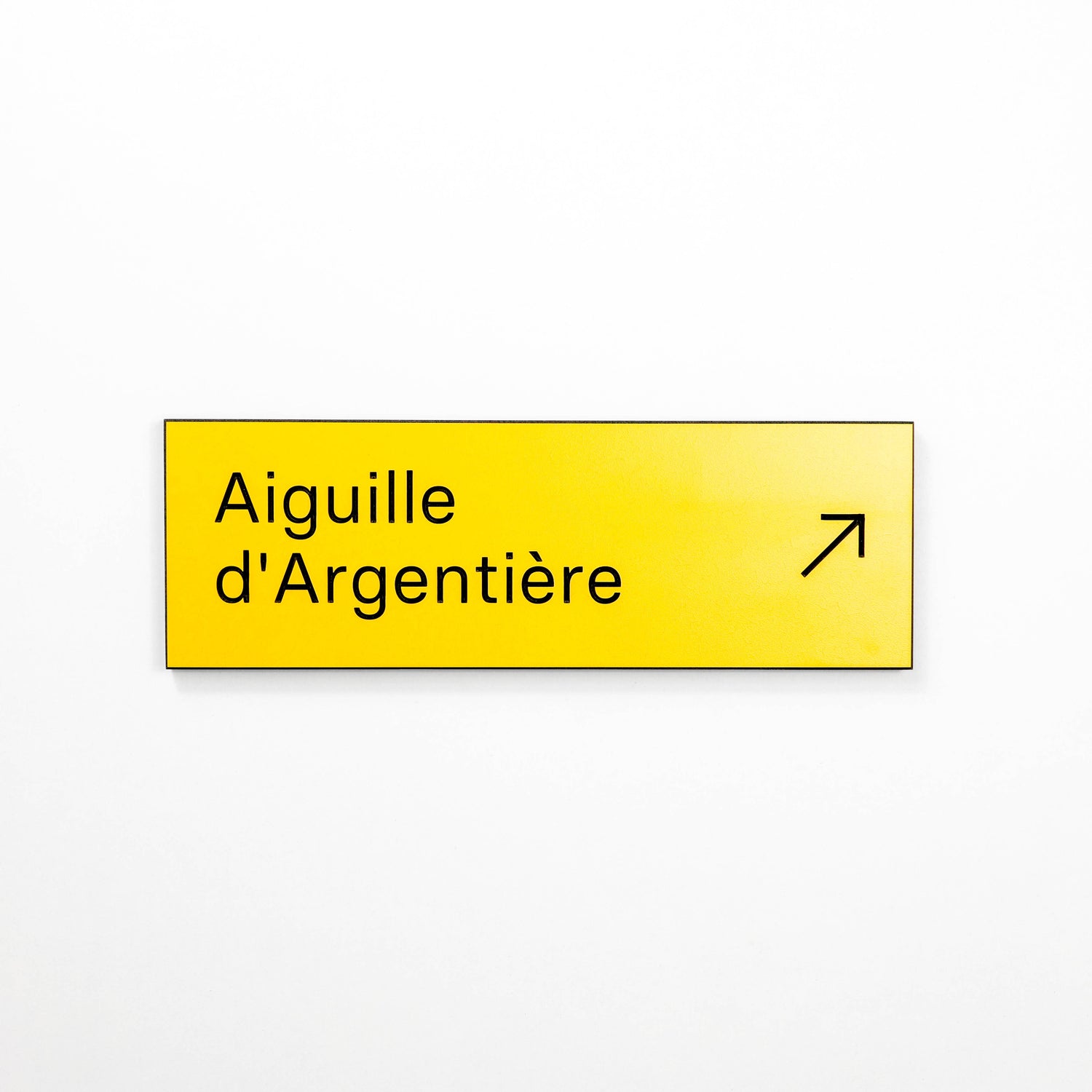 Mon Panneau De Rando - Aiguille d'Argentière - Alpes - Rectangle
